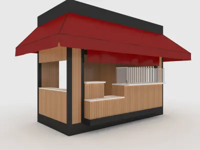Collection Booth 1 3D Model Pack