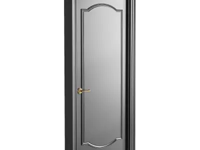 Modern entrance door 25 3D model