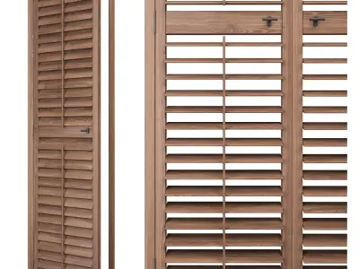 Shutters Doors 3 3D model