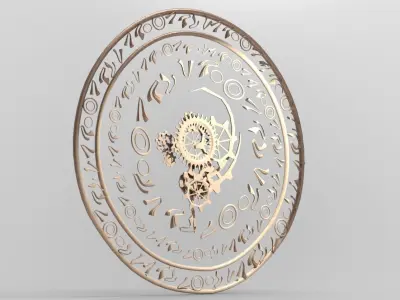 Steampunk pattern 3  3D model