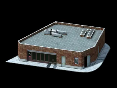 Heterogeneous - Architecture - Building 01 3D model