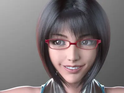 Sayuri Kouzuki V1 Light Edition for Maya 3D model