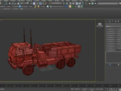 HIMARS Style Military Truck M142 3D model