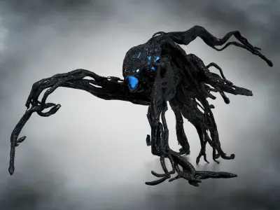 Mimic from Edge of Tomorrow Low-poly 3D model