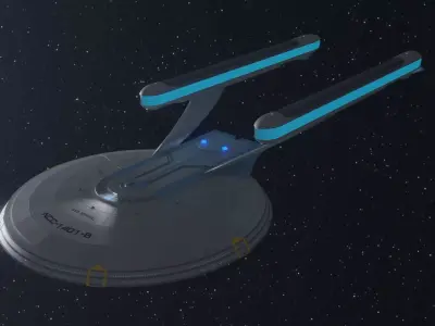 Rothwell Class Light Cruiser Free 3D model