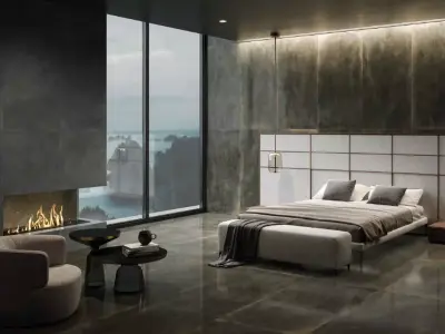 Contemporary wide format tile Texture