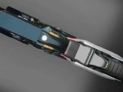 Sci-Fi concept Bike 3D model