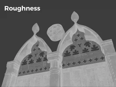 Medieval windows 3D model