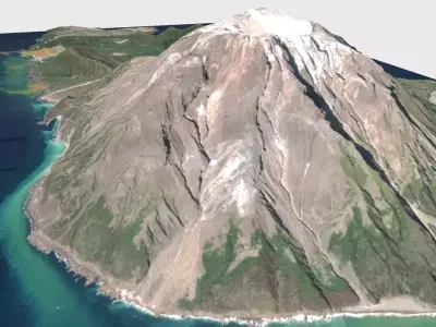 Island Io Japan 3D model