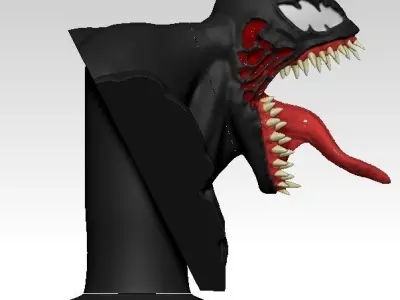 Venom bust 3D print model