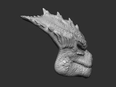 Godzilla Predator bio mask 3D model