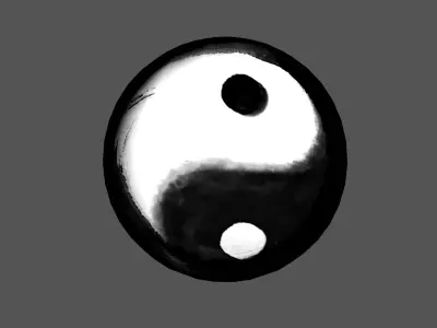 Taiji v2 002 Low-poly 3D model