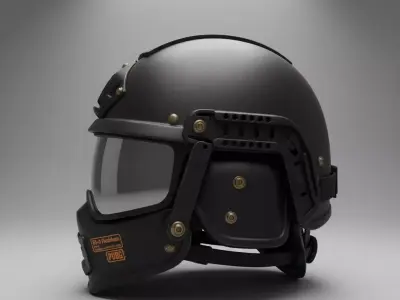 PUBG Tactical Helmet Free 3D model