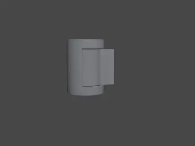 Modular windows Low-poly 3D model