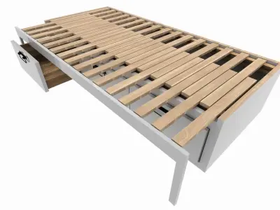 Caravan Expanding Bed 3D model