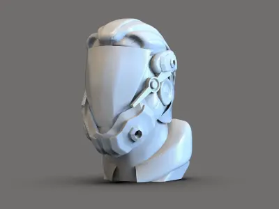 Sci Fi Helmet 3D print model purchase
