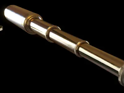 Sailing Spyglass Scope 3D model