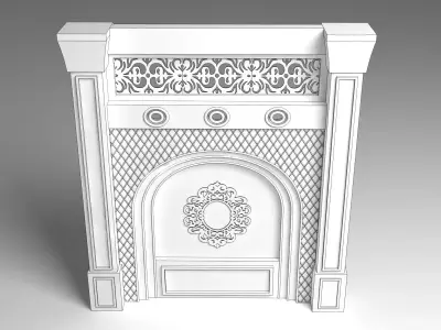 Modern Wall Panel 3D model