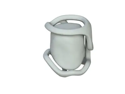 SciFi Shape Object Low Poly Low-poly 3D model order