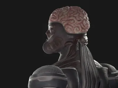 Soldier MK1 Low-poly 3D model