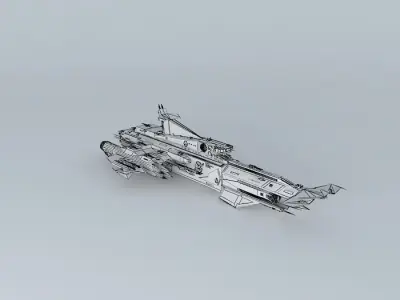 Hammerhead Class Assault Frigate AF112B  3D model