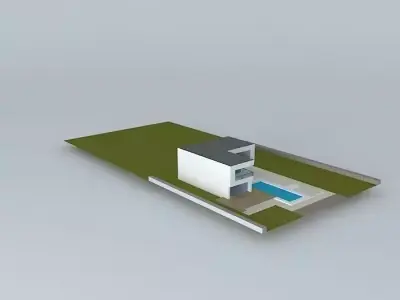 Modern house Free 3D model