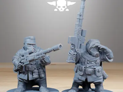 GrimGuard Skulldarts 3D print model