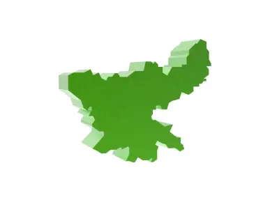 ALL INDIAN STATES 3D  Low-poly 3D model