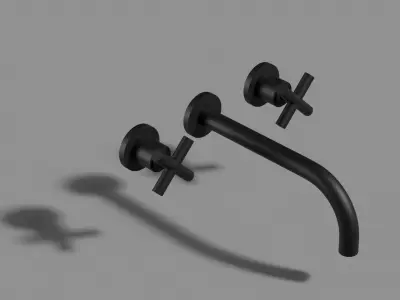 Faucet 01 Low-poly 3D model