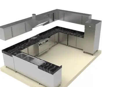 KITCHEN 75 3D model