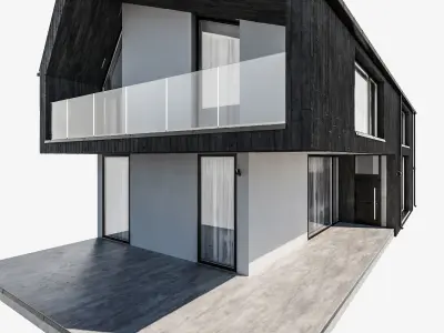 Modern house 21 3D model