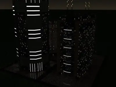 SpiderWare City Block 3D model 3