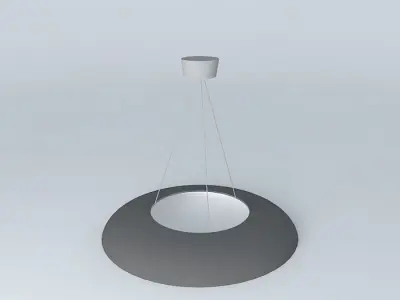 Lamp circular pendant light Free 3D model