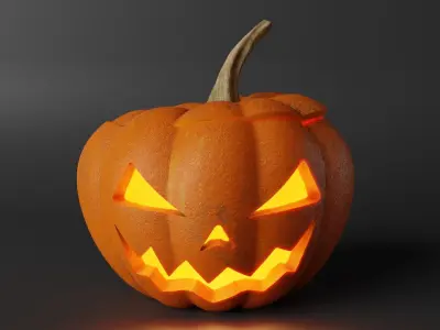 Halloween Pumpkin Free low-poly 3D model