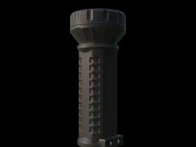 Flash Light Free low-poly 3D model