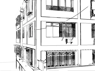 Old Apartment1 3D model