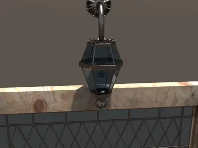 Ornament Wood Door Hi Detail 2 3D model