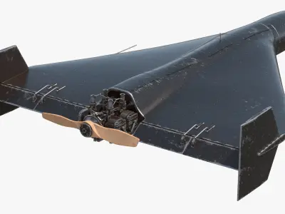  Suicide Drone Shahed 136 Black Rigged 