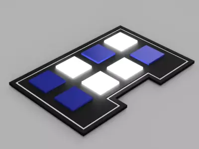 Star Wars Dashboard Panel Lighting 3D print model