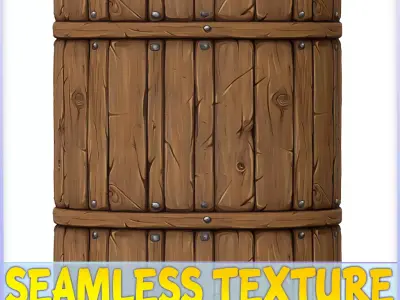 Stylized Wood Seamless Texture Texture 25