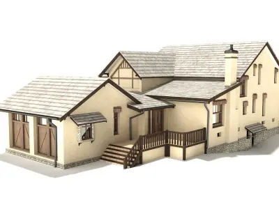 Family House 3D model
