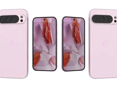 Google Pixel 9 Pro Light Pink 3D model