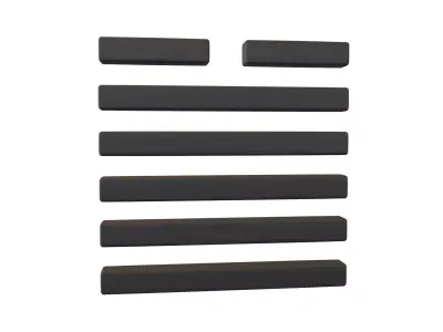 I Ching Hexagrams 43 guai v1 001 Low-poly 3D model