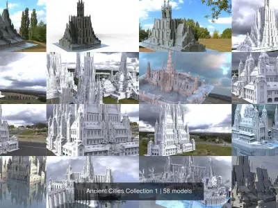 Ancient Cities Collection 1 3D Model Pack