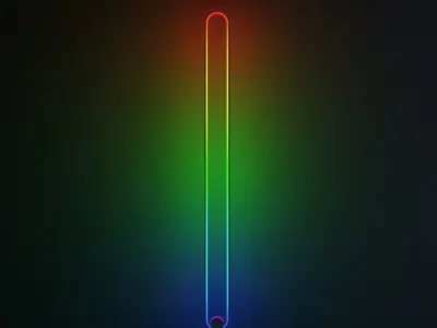 Nordic Minimalist LED Floor Lamp 3D model