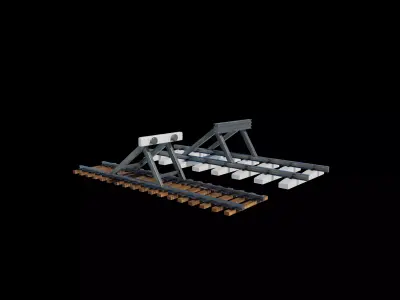 Buffer stop 3D model