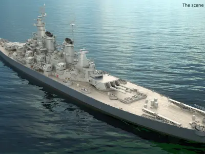  American Heavy Battleship USS Iowa 