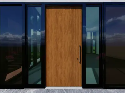 VILLA ENTRANCE DOOR 3D model
