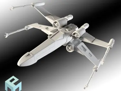 XWing for 3D Printing 3D print model