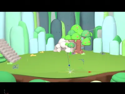 Katoon Hill Road 3D model